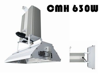HID 6 फेज डिमिंग सीएमएच ग्रो लाइट्स 630W इंडोर गार्डन एल्युमिनियम हूड