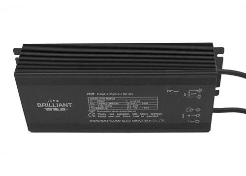 250W डिजिटल गिट्टी, एचपीएस एमएच सीडीएम Dimmable इलेक्ट्रॉनिक रोड़े