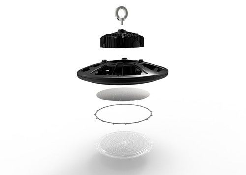 100W 90lm / w औद्योगिक हाई बे लाइटिंग, 150W 200W UFO LED हाई बे लाइट