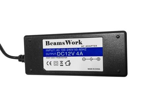 12V4A रिप्लेसमेंट एसी एडेप्टर, 48W 100Vac एडजस्टेबल डीसी पावर सप्लाई