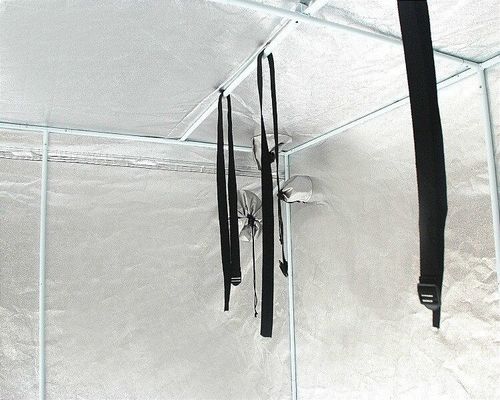 गरमागरम लाइट हाइड्रोपोनिक्स ग्रो टेंट 6.5X6.5 "200cm ऊँचाई प्लांट ग्रोथ