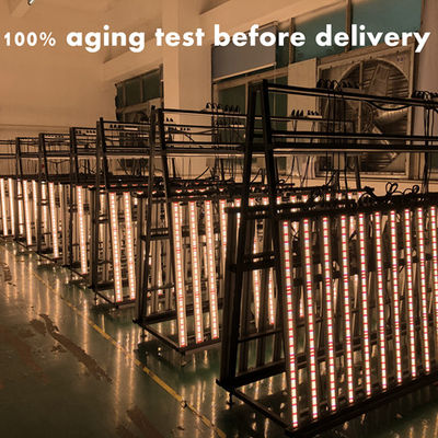 2080μMol 800W एलईडी हॉर्टिकल्चर लाइट्स 8 बार्स 380nm-760nm IP65