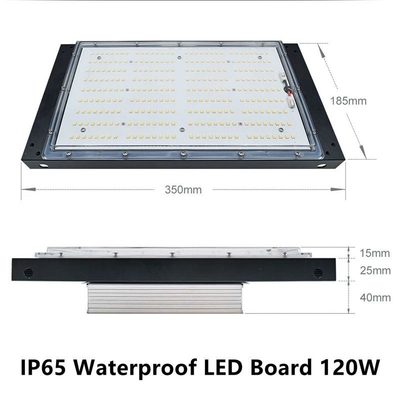 120w हाइड्रोपोनिक्स एलईडी ग्रो लाइट्स 3500k Dimmable IP65 रेटेड वाटरप्रूफ